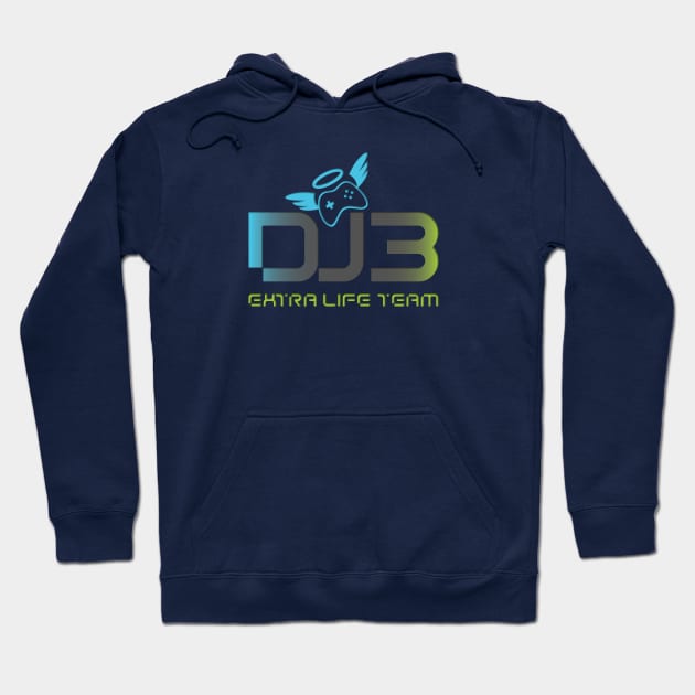 DJ3 Primary Logo Hoodie by DJ3 Extra Life Team